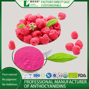 Raspberry fruit powder